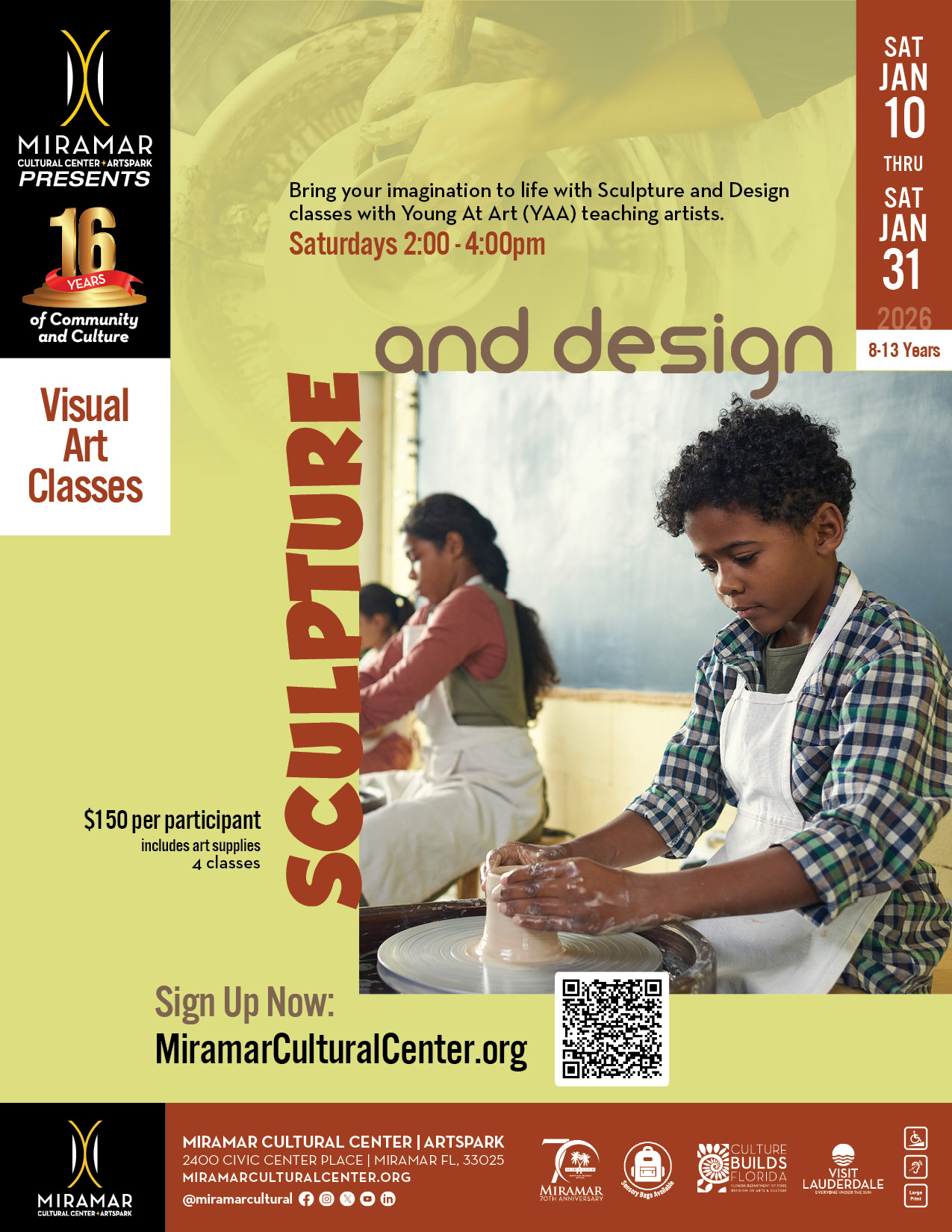 Flyer for Sculpture Making at MCC